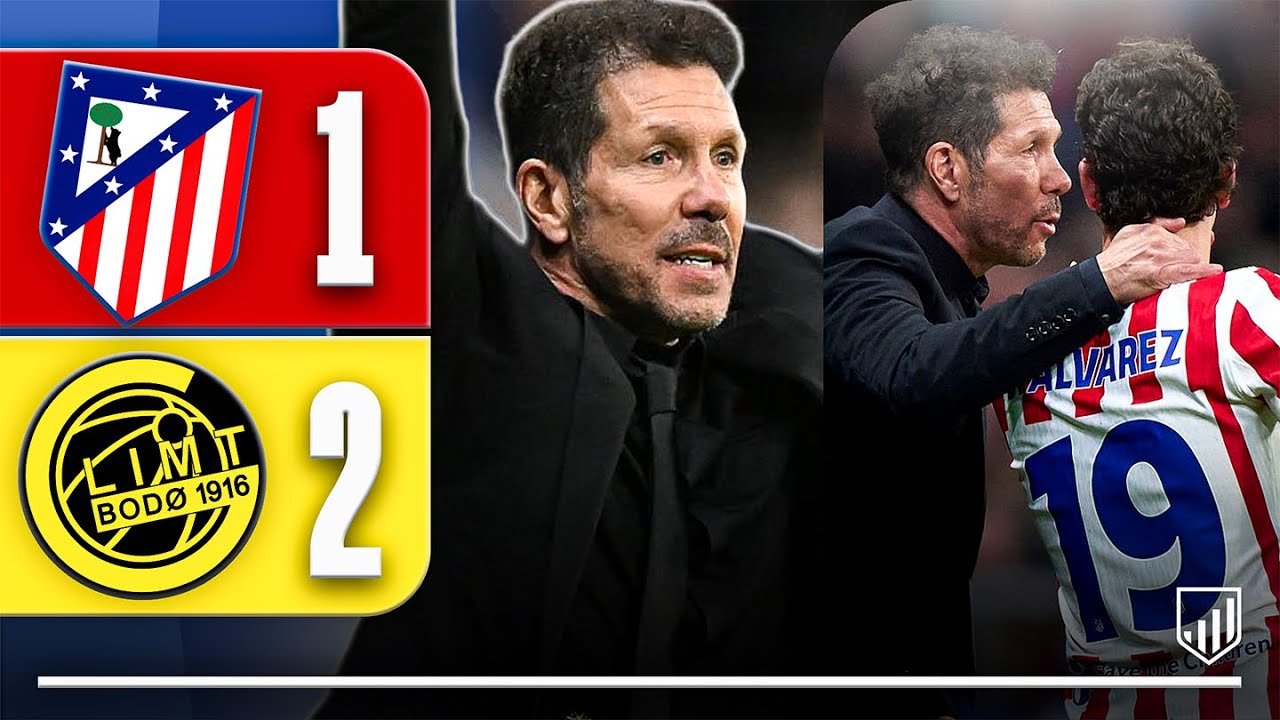 ATLETI 1-2 BODO/GLIMT: RÍDICULO SIN PRECEDENTES Y FUERA DEL TOP 8