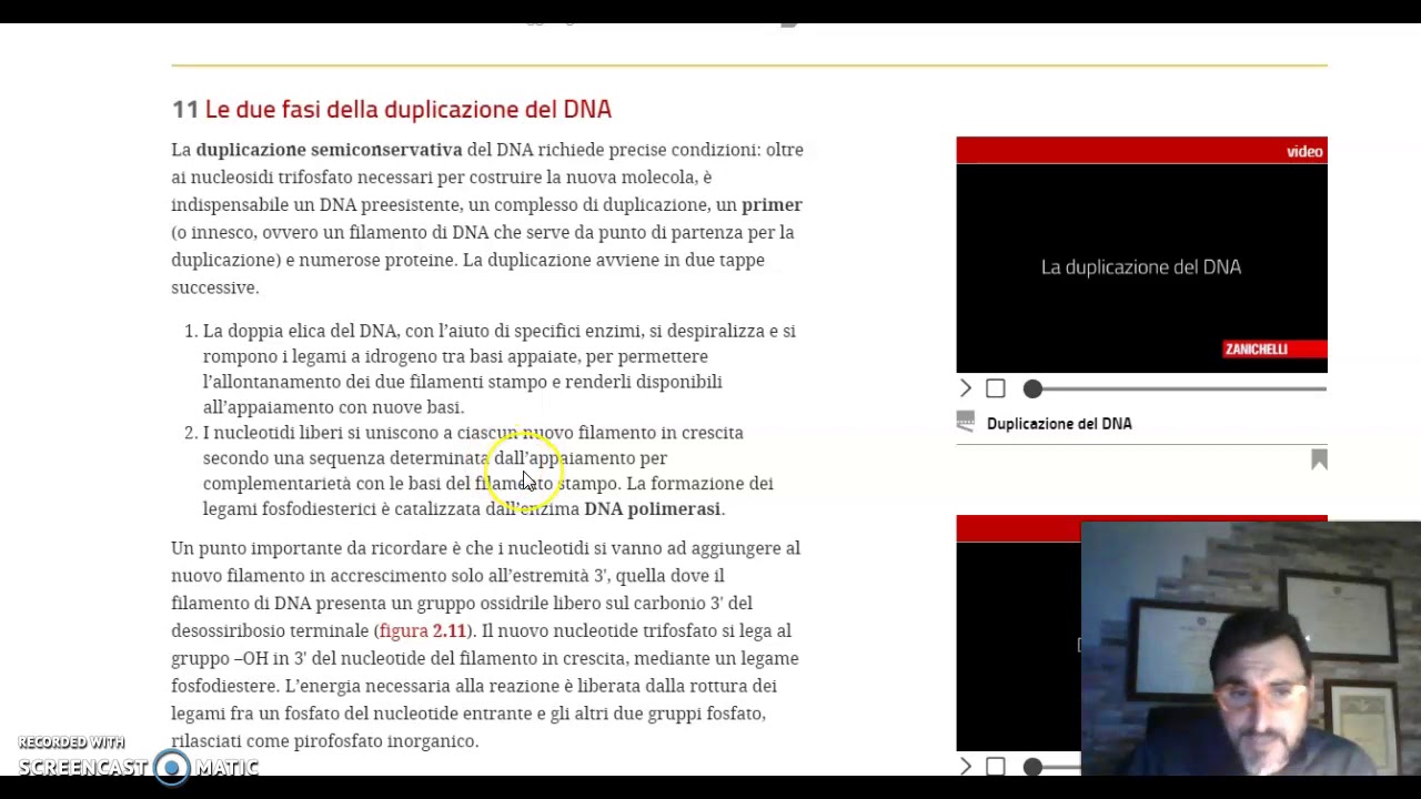 La struttura del DNA e duplicazione