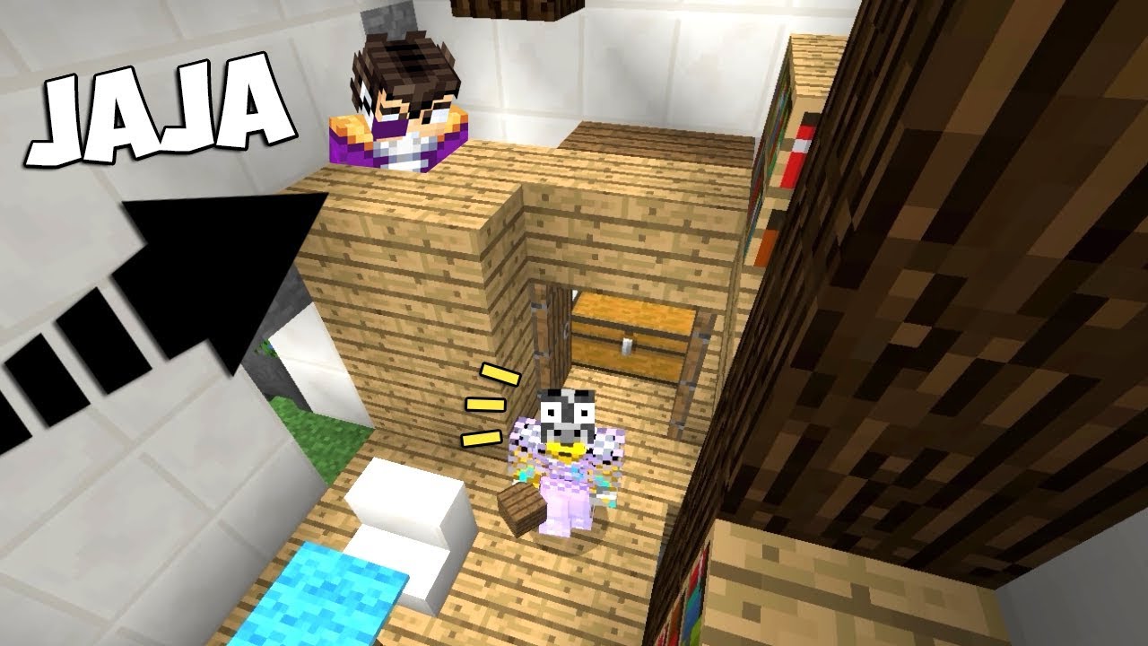 SALGO DEL ARMARIO EN MINECRAFT | ESCONDITE SECRETO TROLL