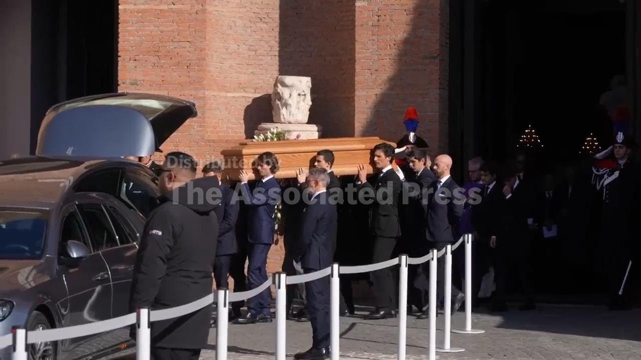 Stars and the public say final goodbye to fashion icon Valentino at Rome funeral