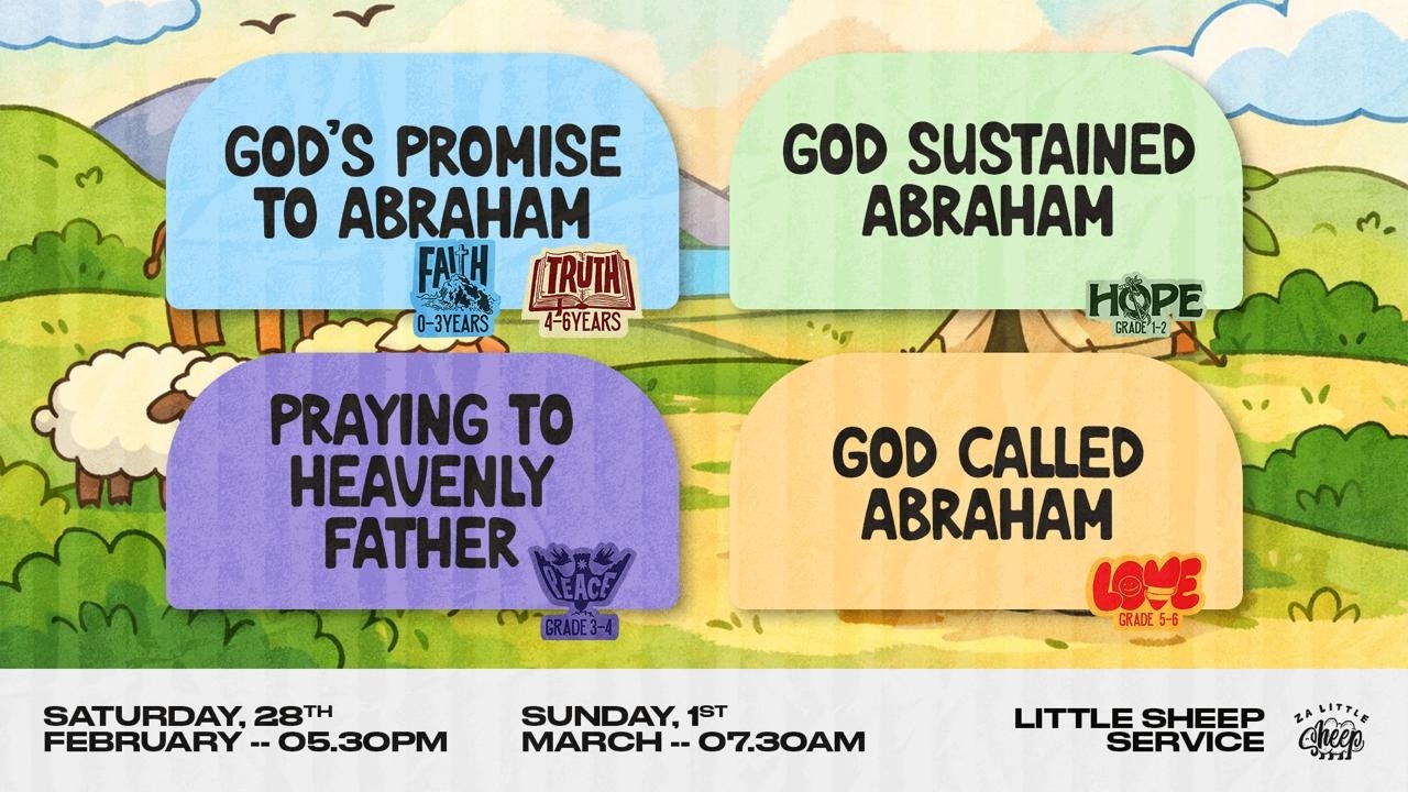 Little Sheep Sunday School 1 Maret 2026
