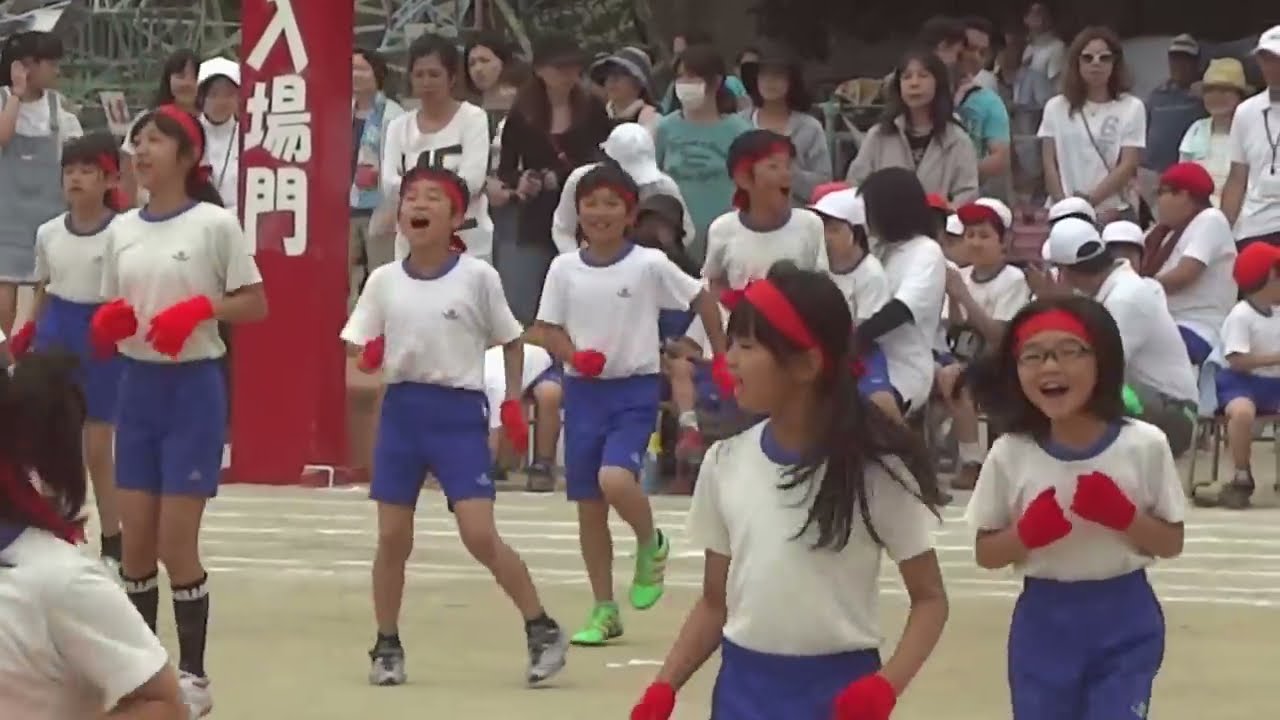 2016　小学校運動会　応援合戦