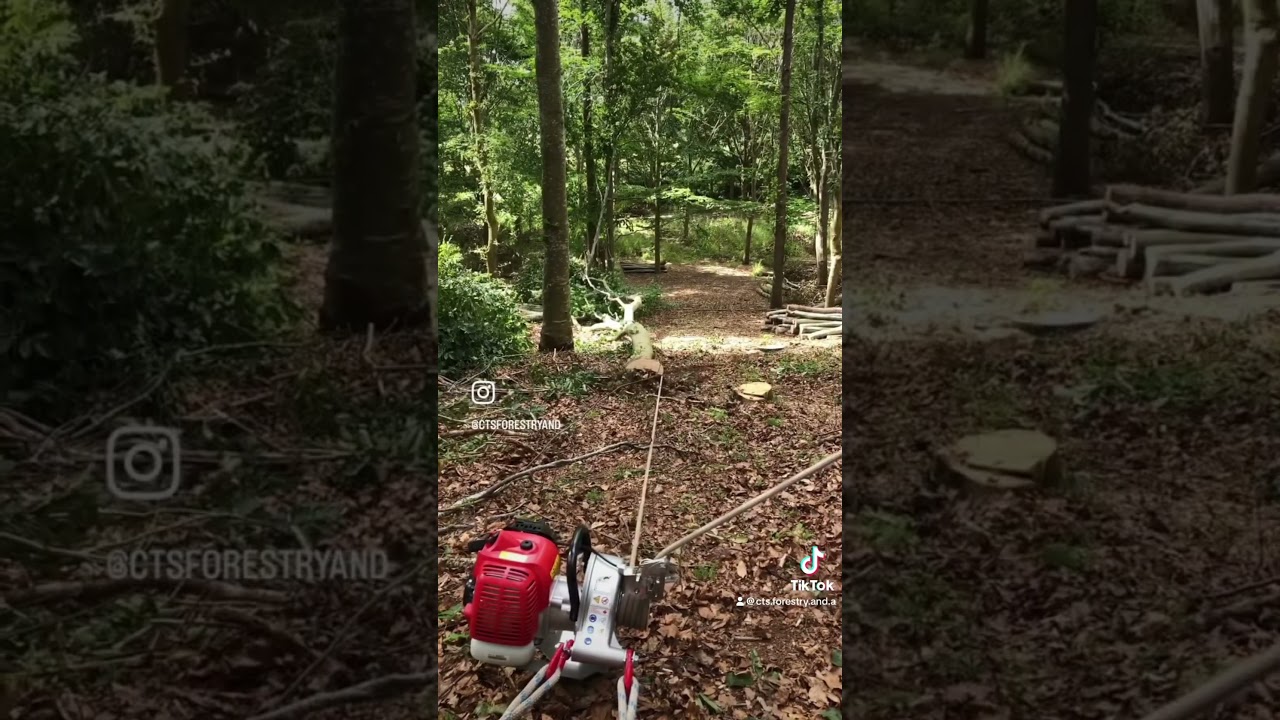 PCW4500 2 stroke portable winch power #portablewinch #winch #forestry #adventure #winching