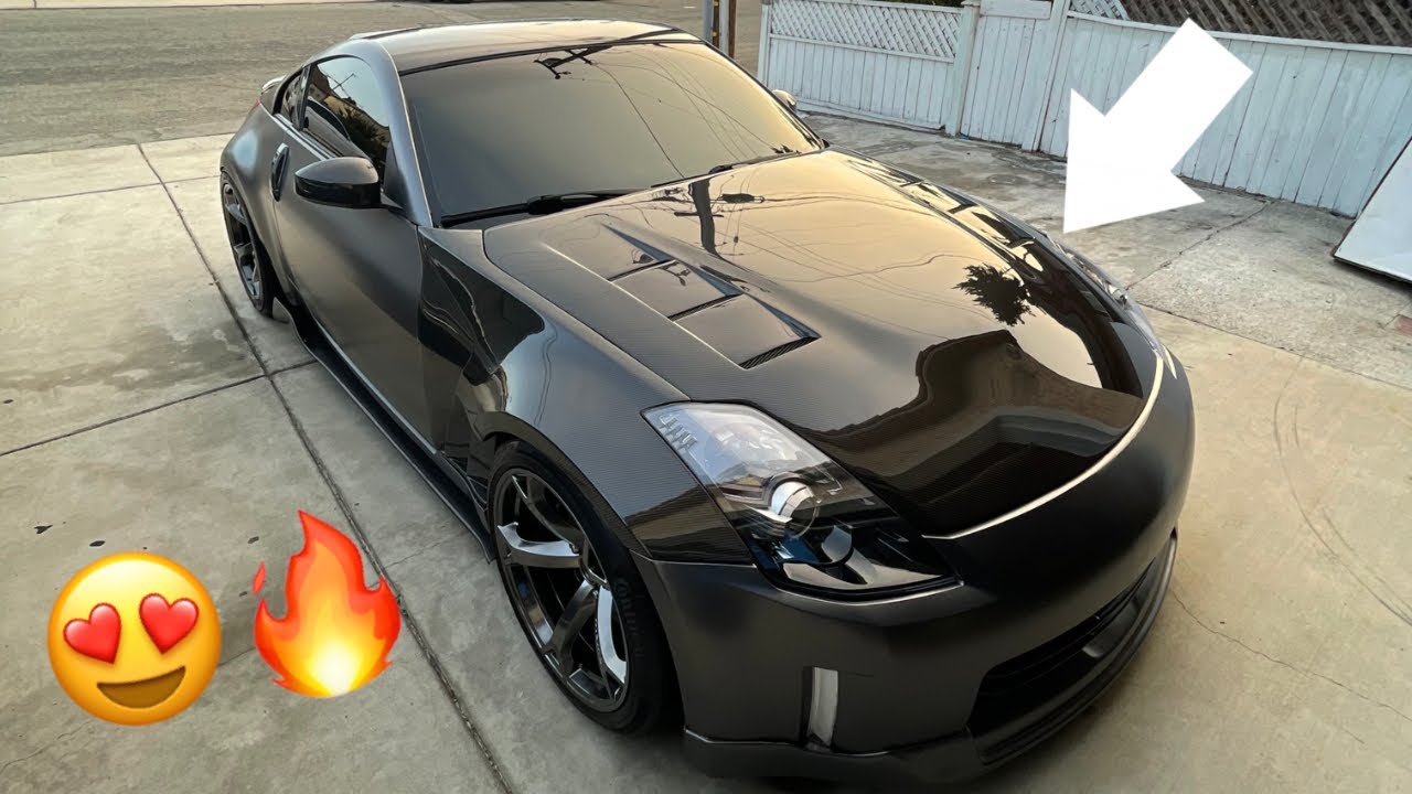 2 NEW SEIBON TS CARBON FIBER HOOD FOR THE Z + NISMO | 350Z HR INSTALL!