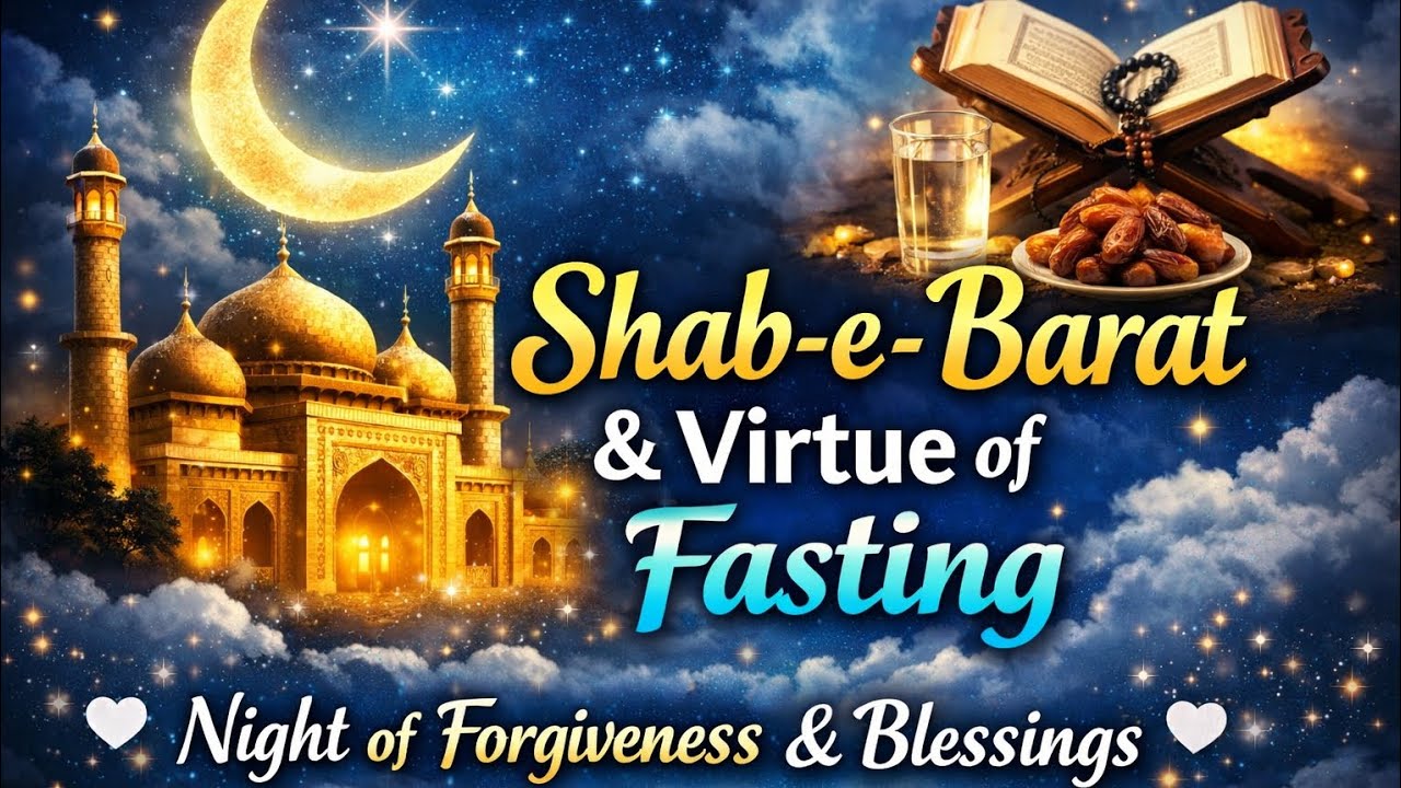 Shab-e-Barat and the Virtue of Fasting | Islamic Reminder |شبِ برات اور پندرہ شعبان کے روزے کی فضیلت
