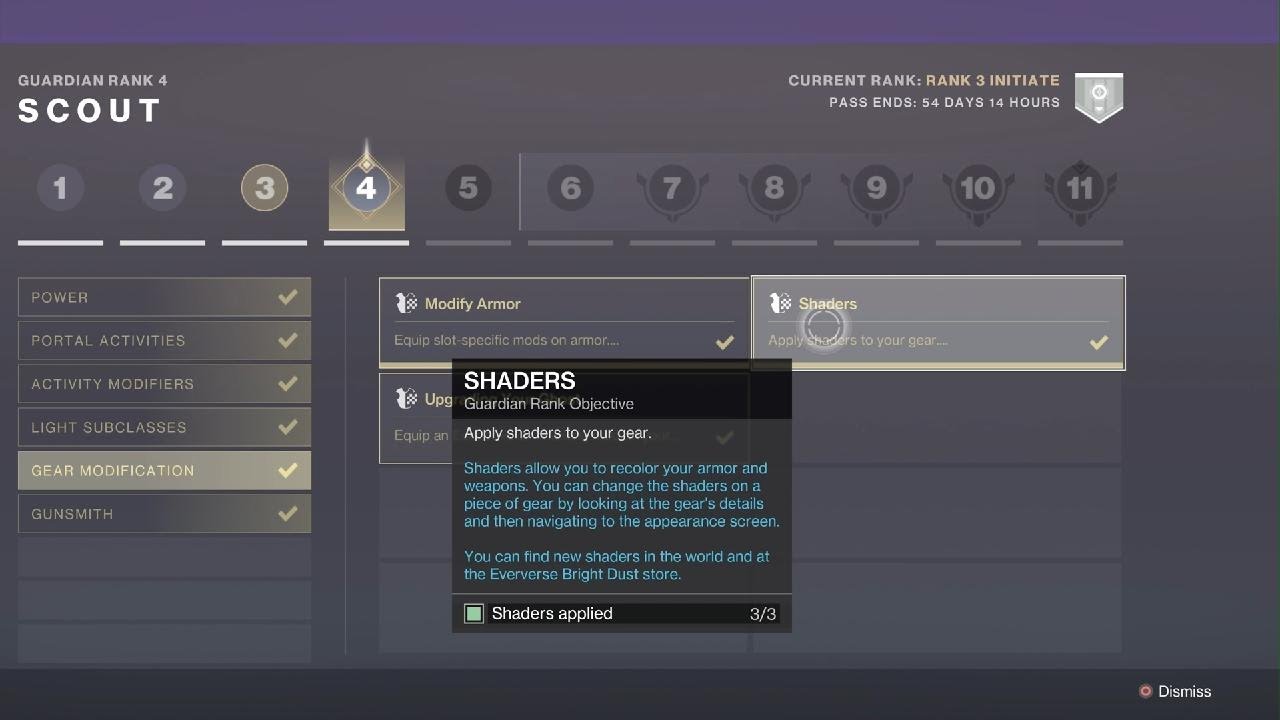 DESTINY 2 THE EDGE OF FATE | GUARDIAN RANK 4 COMPLETED