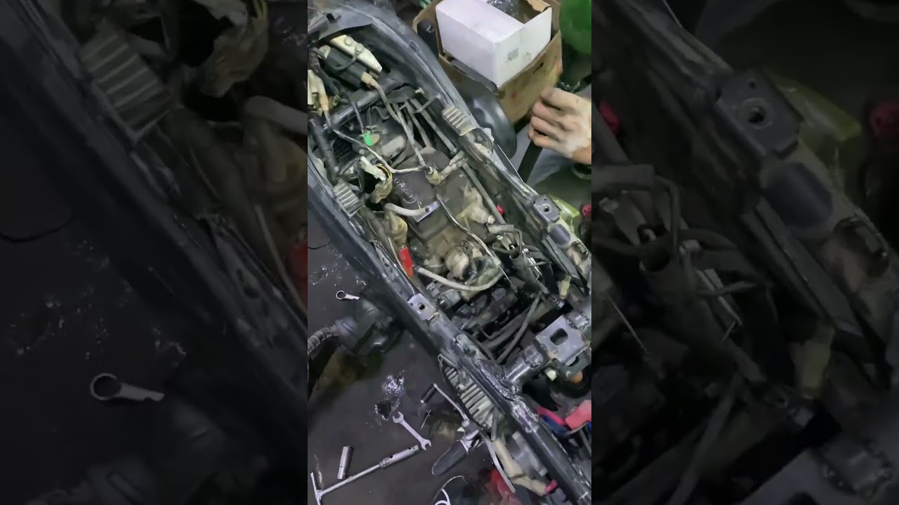 Pulsar ns200 carburettor cleaning🔥 #viral #india #ns200