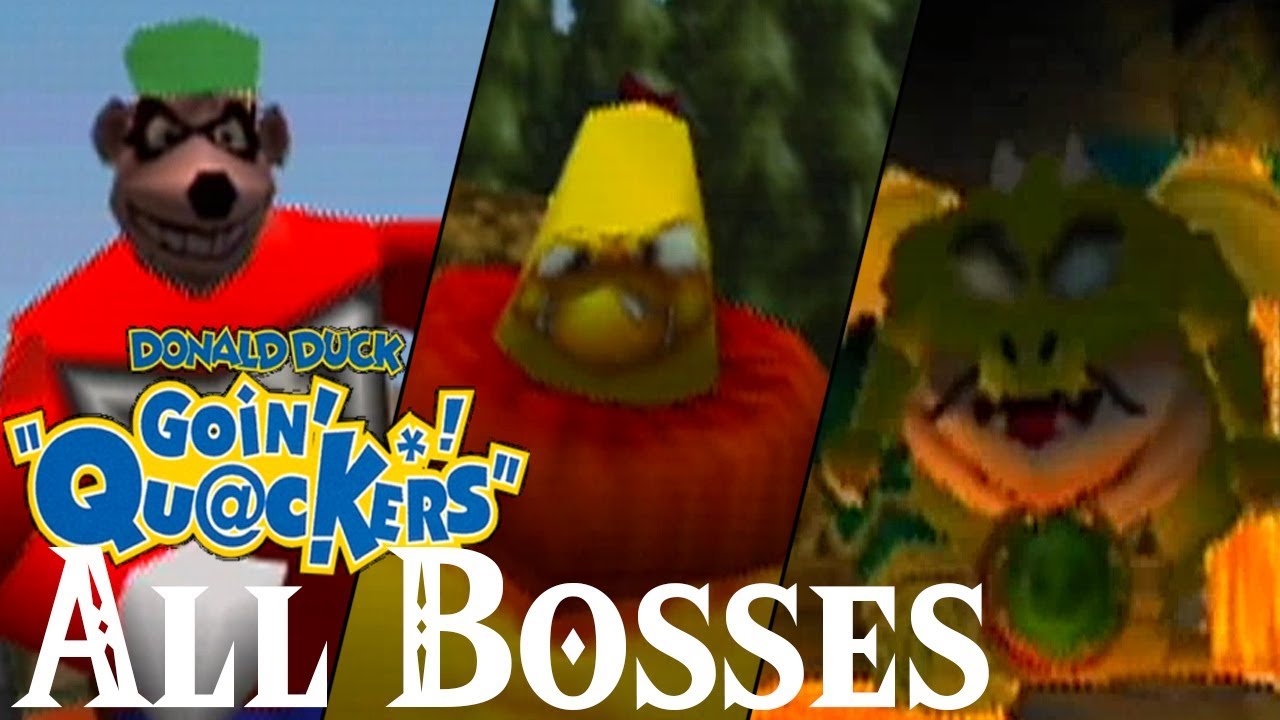 Disney Donald Duck: Goin' Quackers (N64) // All Bosses