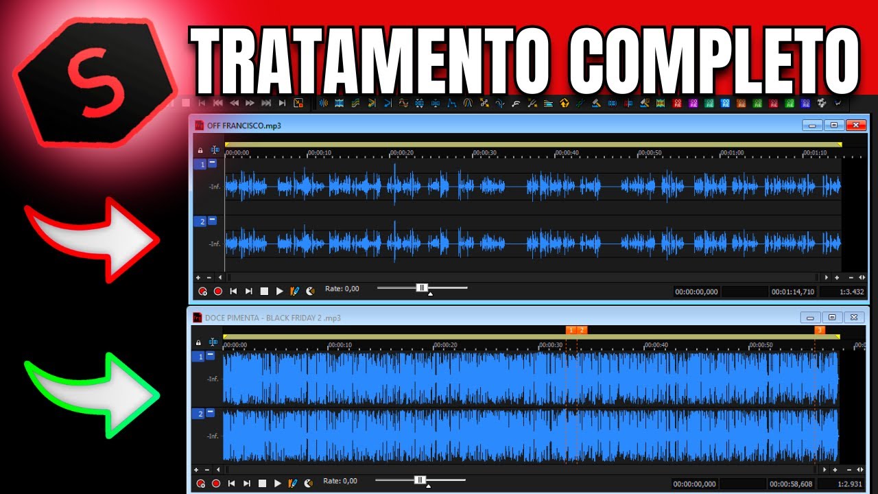 (Passo a Passo ) como Editar comercial no Sound Forge