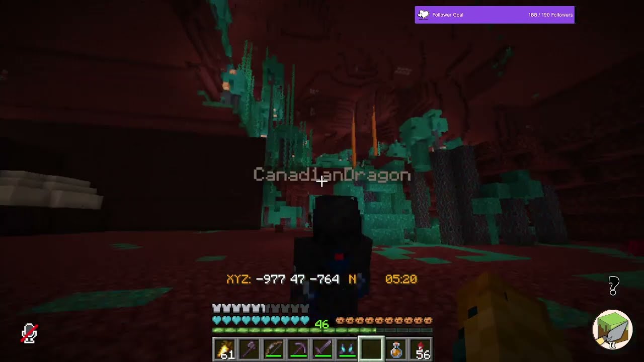 Nether Spelunking w @Canad1anDrag0n  on ArchaeoSMP