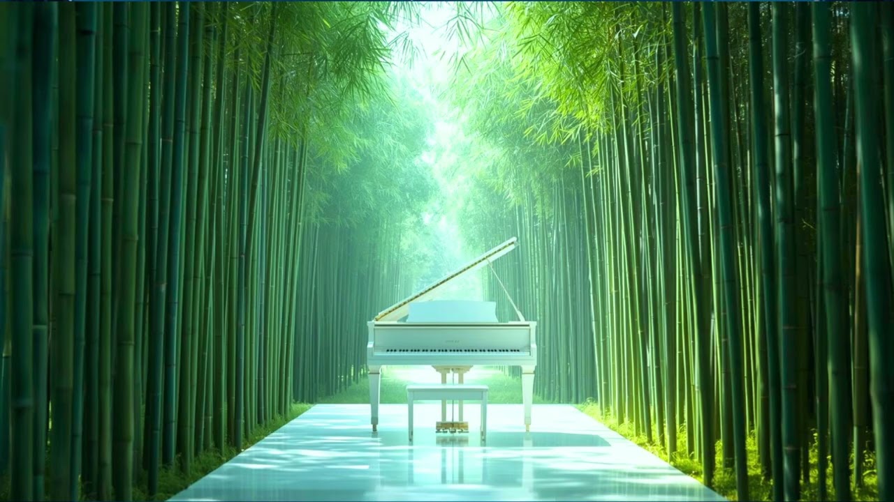 Zen Bamboo Forest Piano 🌿 Minimal Oriental Music for Relaxation, Sleep & Meditation