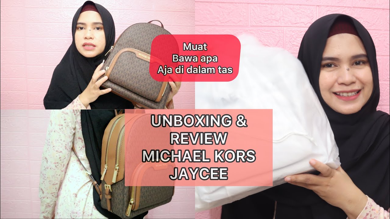 MICHAEL KORS JAYCEE BACKPACK | UNBOXING & REVIEW