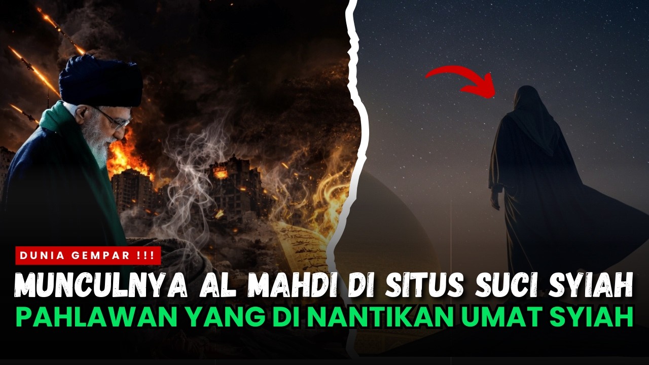 Gempar‼️Penampakan Sosok Imam Mahdi Di Atas Situs Suci Syi'ah Setelah Ali Khamenei Wafat