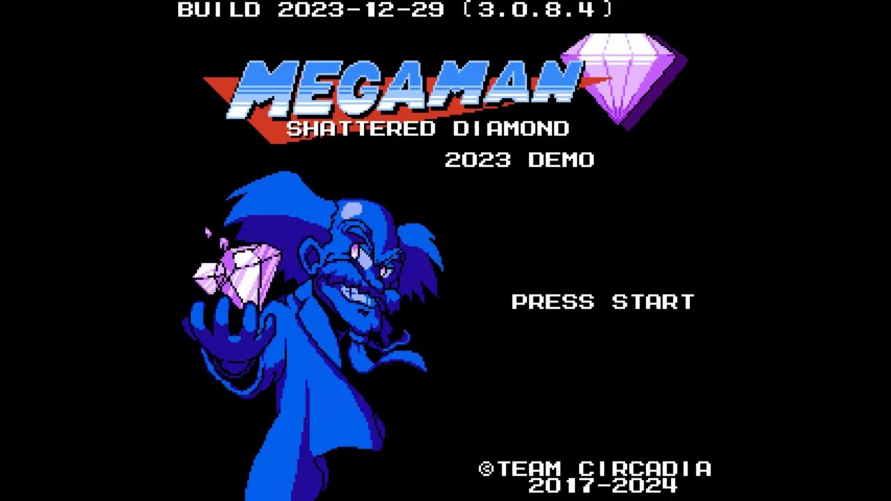 Mega Man Shattered Diamond 2023 Demo - Roll Walkthrough