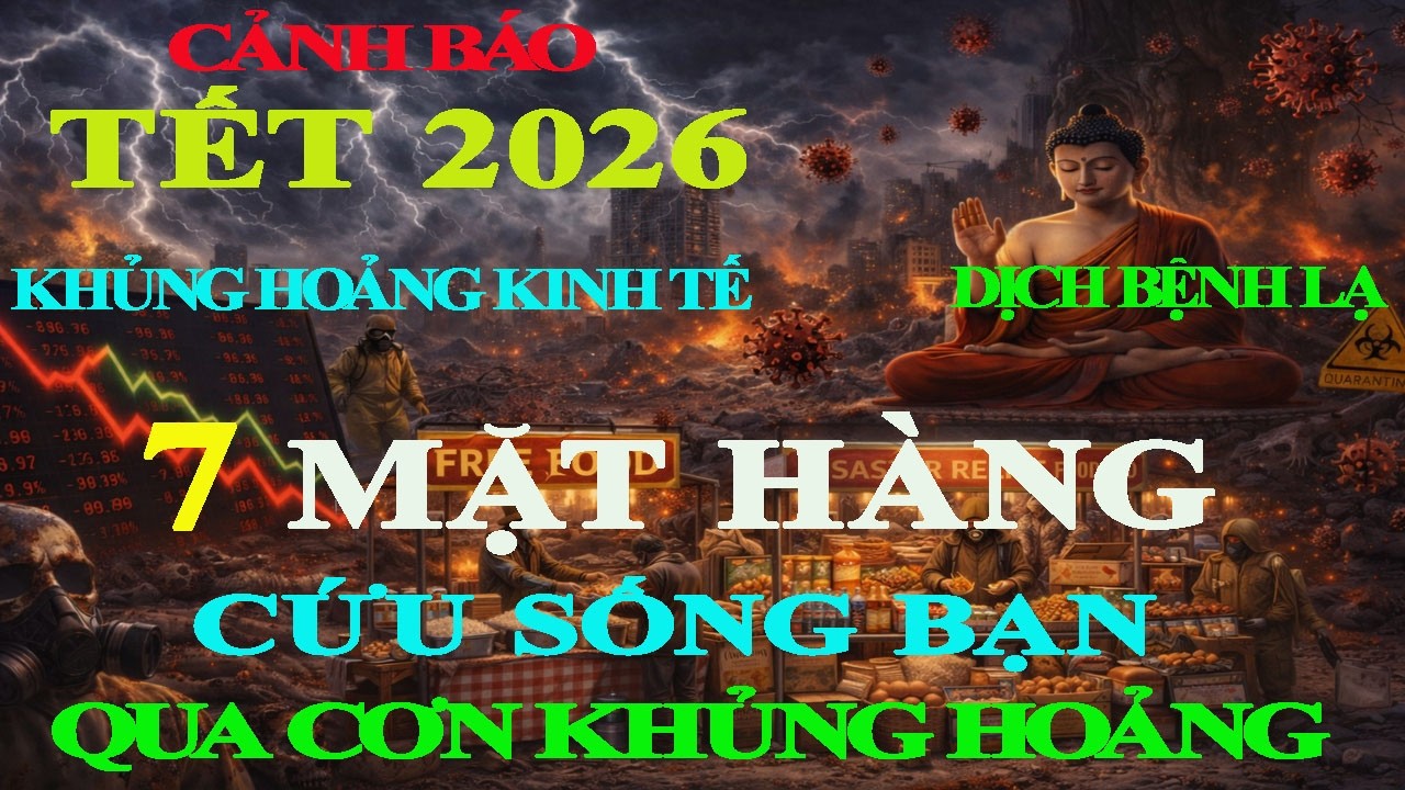 BÁO ĐỘNG TẾT 2026: 7 LOẠI THỰC PHẨM GIÚP GIA ĐÌNH BẠN SỐNG SÓT QUA KHỦNG HOẢNG KINH TẾ VÀ ĐẠI DỊCH.!