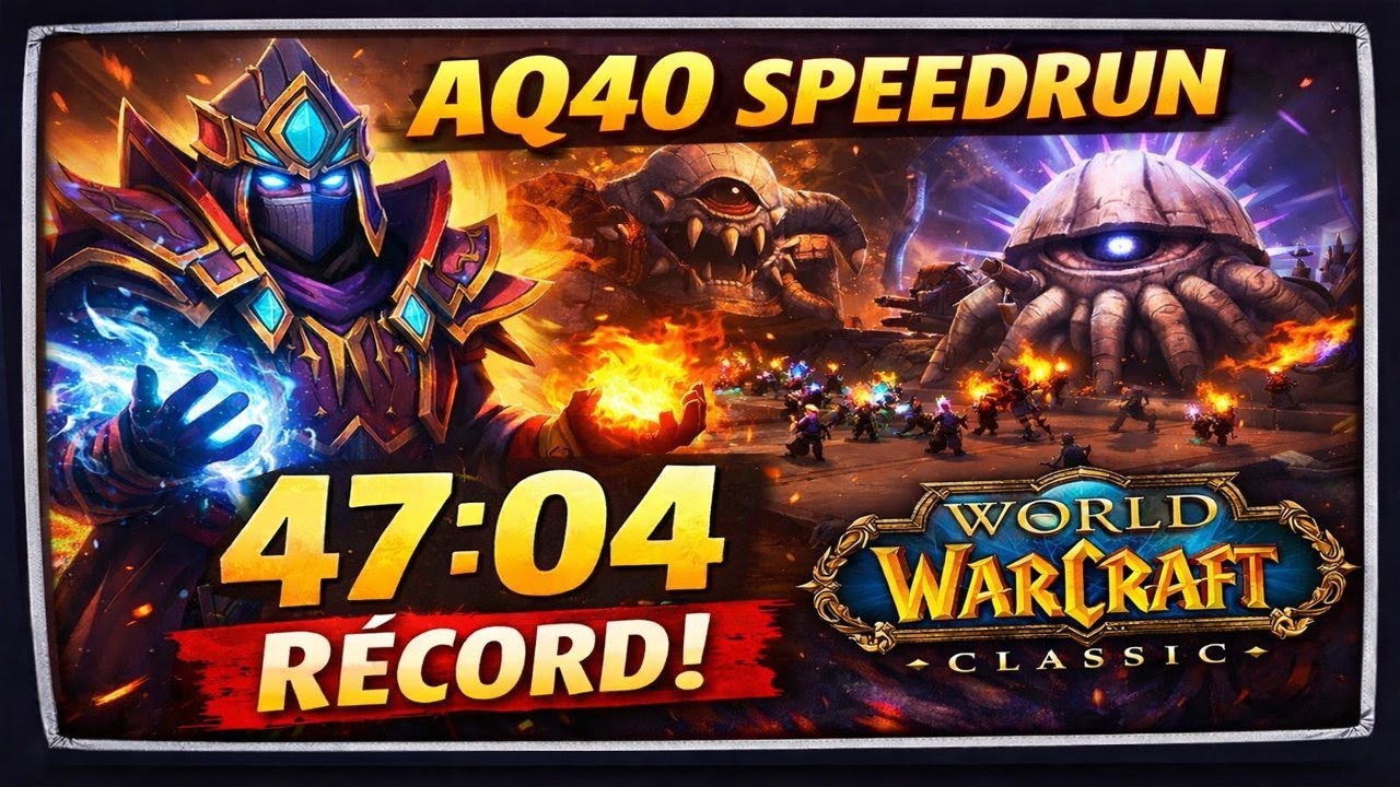 TURTLE WOW SA | MEGAPANZAS | AQ 40 Speedrun | 47:04 (Server Record) | Mage PoV