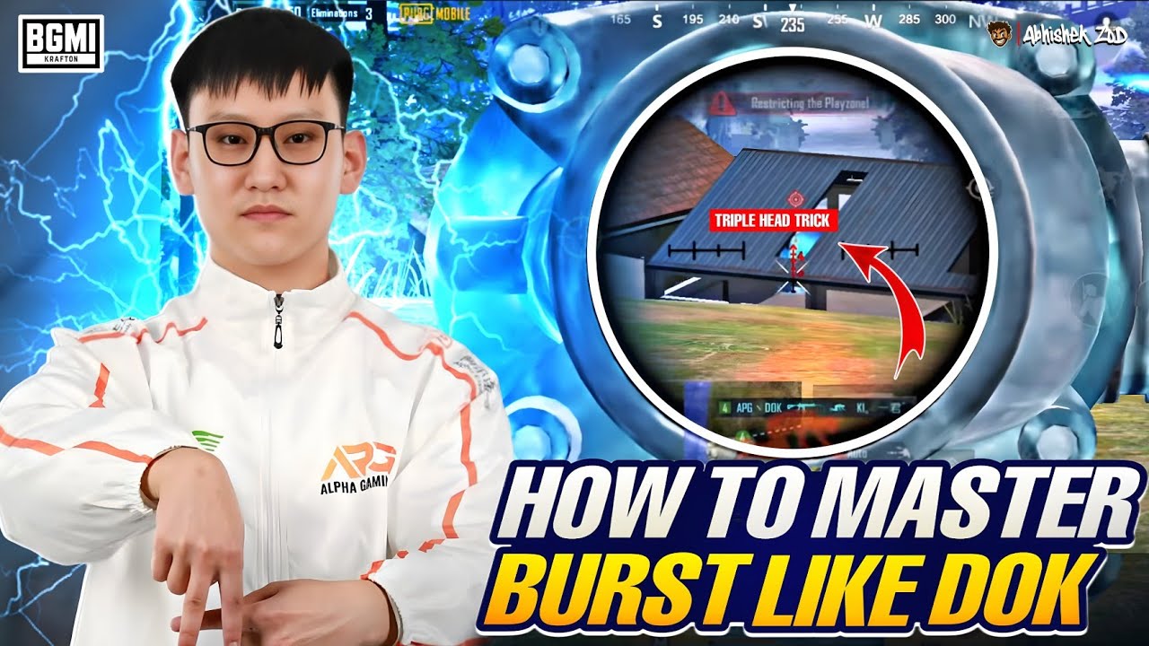 How to Master Burst Like Dok | Master 4x Burst Spray in BGMI (Full Guide) ✅