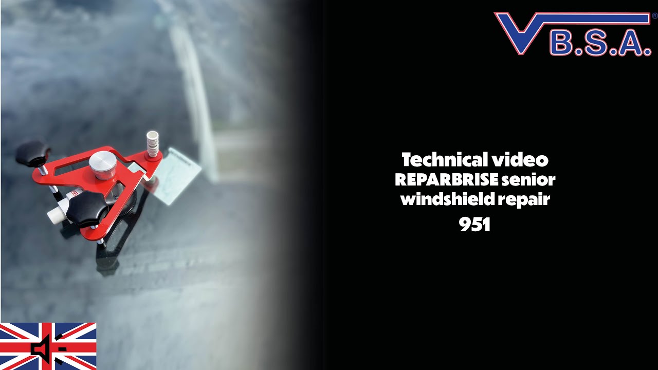 VBSA - REPARBRISE® SENIOR WINDSHIELD REPAIR Tool box Ref : 951