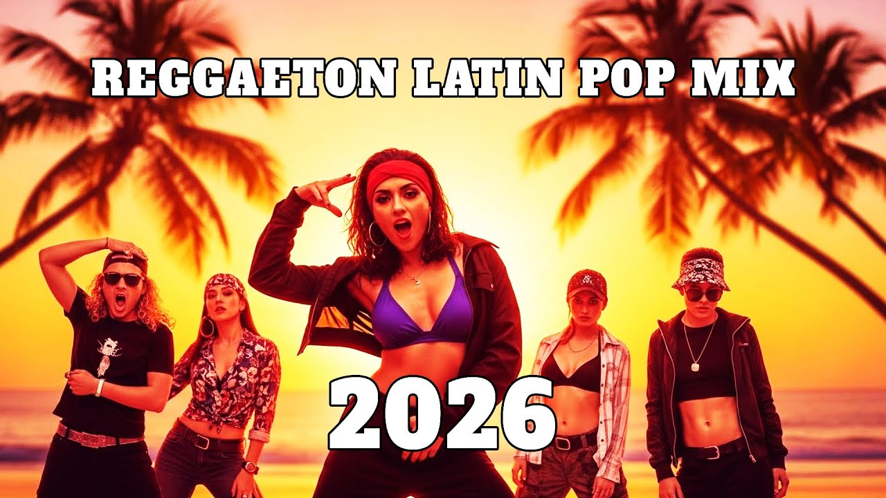 Latin Party Music 🌴 Reggaeton Club Mix with Continuous Dance Beats
