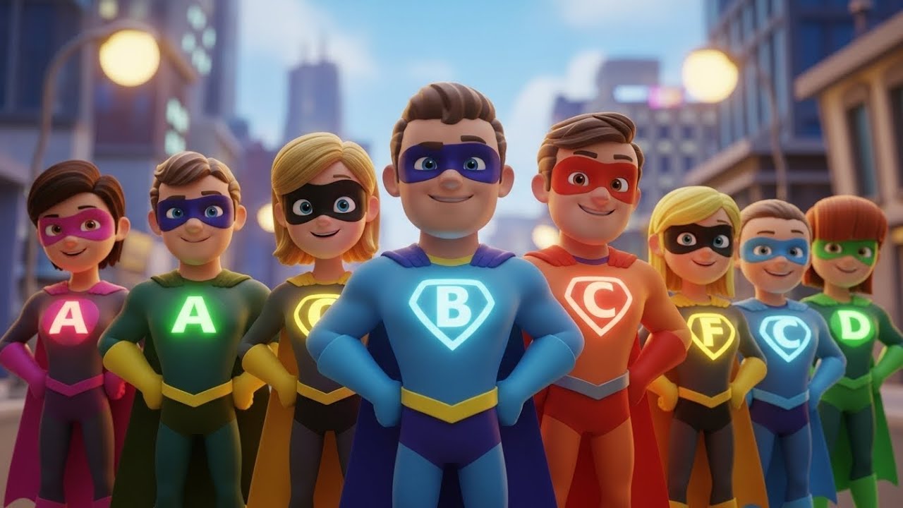 ABC Superhero Squad 🦸🅰️ | Canciones infantiles ABC | Aprende el Alfabeto con Baby Song Español