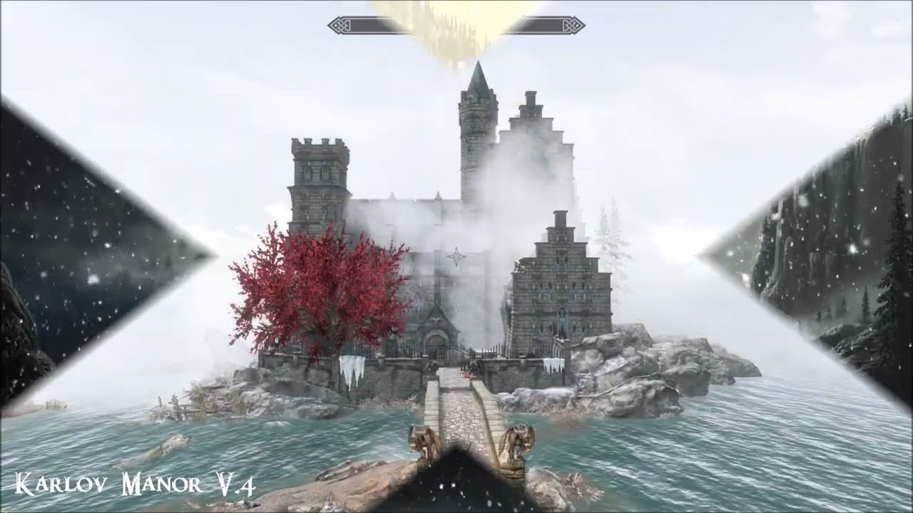 Karlov Manor V.4 - Skyrim Special Edition House Mod