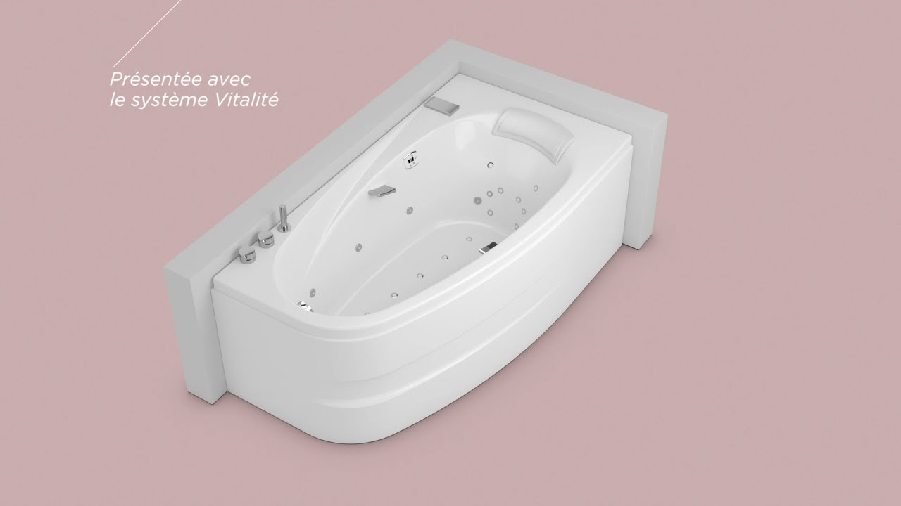 Les baignoires d'angle & asymétriques de Kinedo