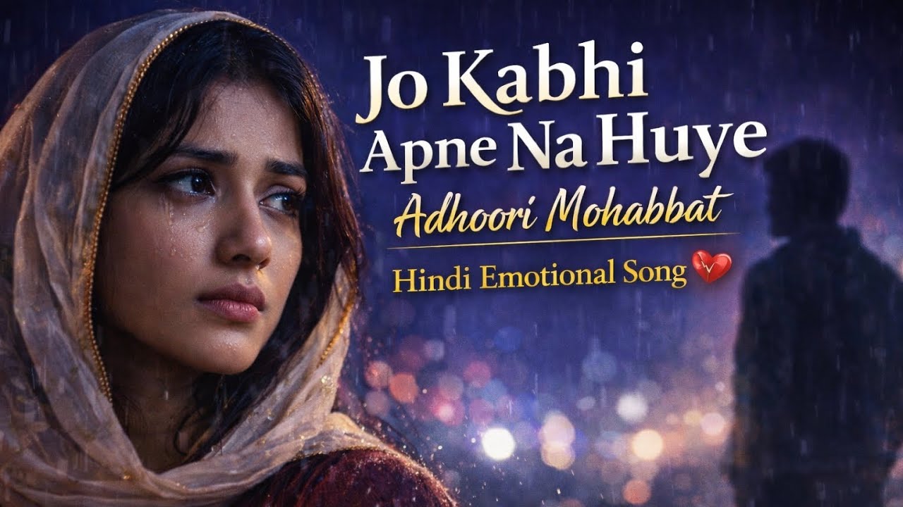 Jo Kabhi Apne Na Huye | Adhoori Mohabbat | Heart Touching Hindi Song | @MahibStudio256 