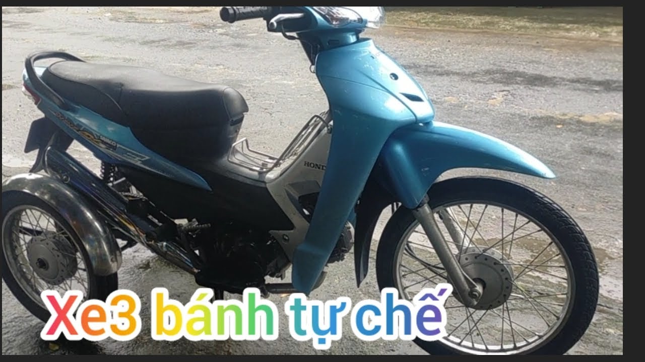 Chiếc xe 3 bánh người khuyết tật, được làm ra bằng cách đơn giản nhất...