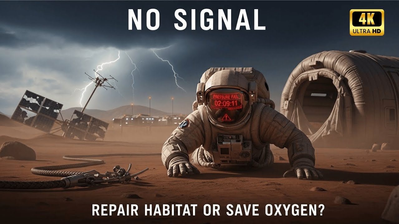 No life, no help: A storm forced us to survive on Mars.