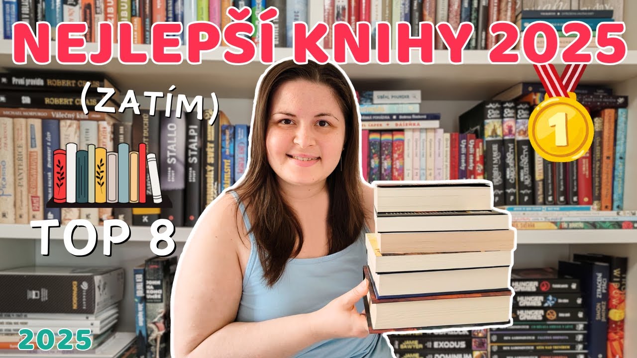 TY (ZATÍM) NEJLEPŠÍ KNIHY ROKU 2025 📚 8 KNIH, fantasy, sci-fi, české, překladové