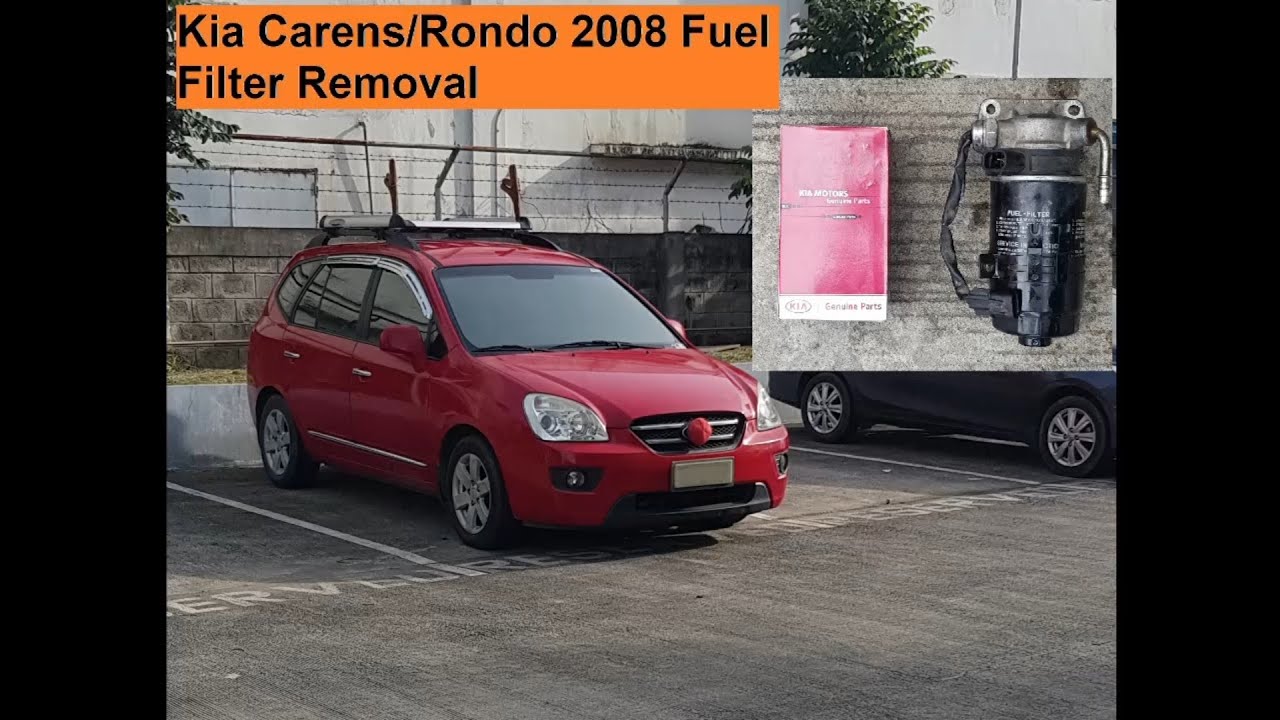 Kia Carens / Rondo 2006-12 Fuel Filter Removal