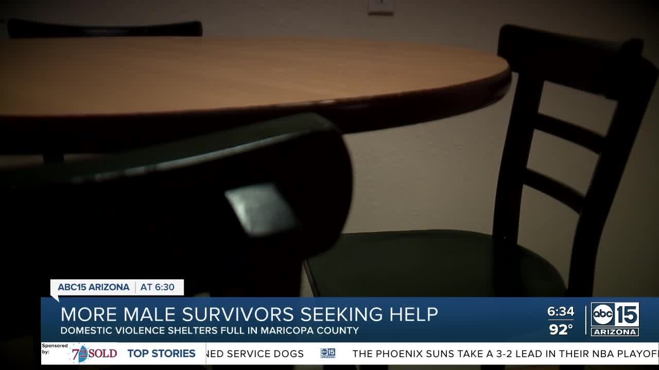 More male survivors of domestic violence coming forward for help