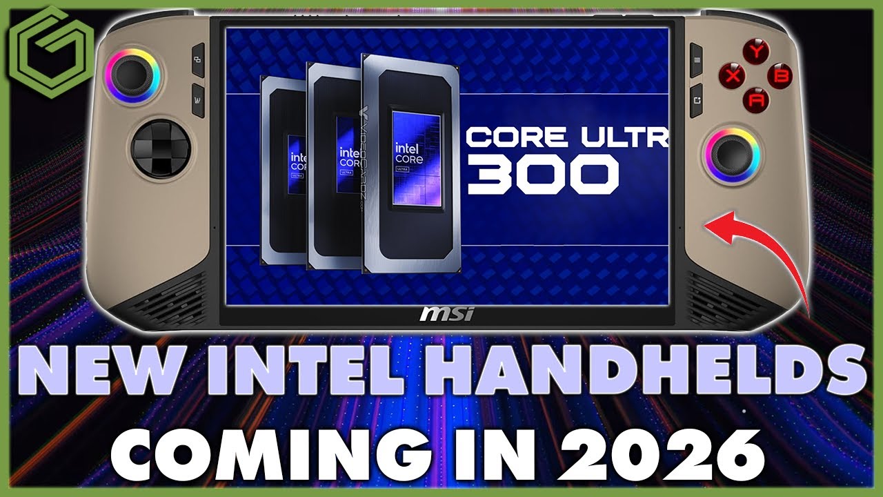 Портативные устройства на базе процессоров Intel Core Ultra 300 появятся в 2026 году!