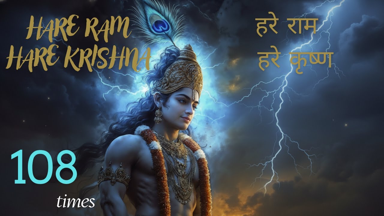 Hare Rama Hare Krishna 'Maha Mantra' Chanting - 108 times