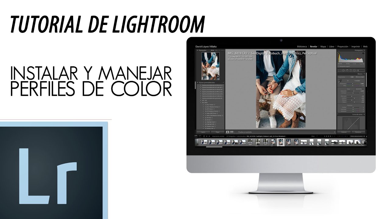 Instalar y gestionar perfiles de color en Lightroom.