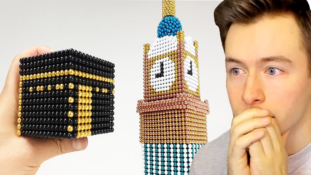 IDzock reagiert auf GLOCKENTURM aus MAGNET KUGELN!😱