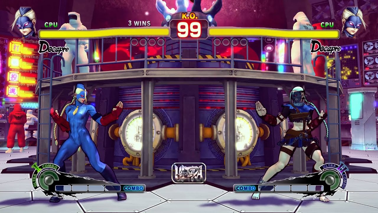 Decapre vs Decapre Mirror Match! Ultra Street Fighter IV CPU vs CPU