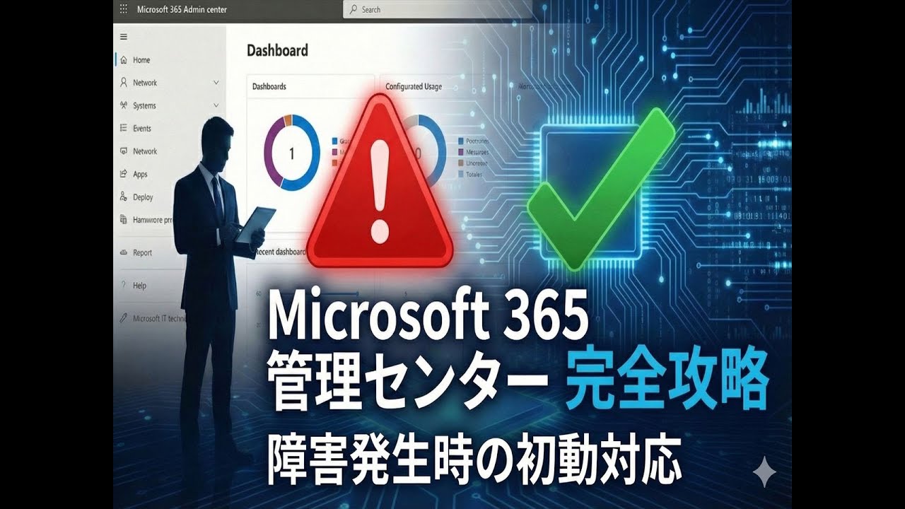 【M365】サービス正常性の確認方法｜障害発生時の初動対応
