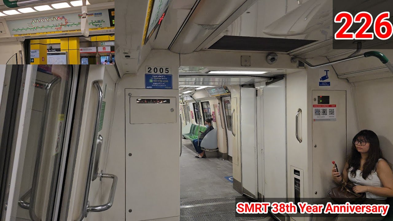 [HISTORICAL][SMRT 38th Anniversary] SMRT TRAINS Ride From Toa Payoh to Yio Chu Kang — C151 005/006