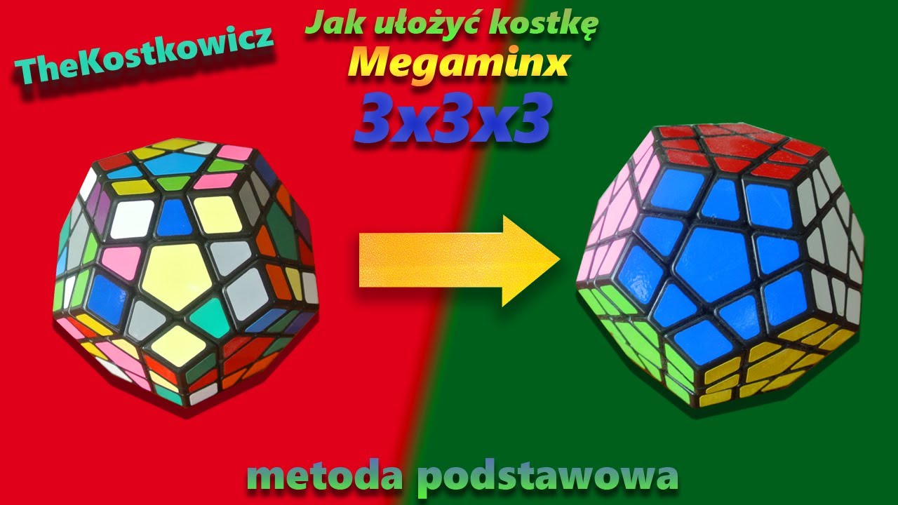Jak ułożyć kostkę megaminx 3x3x3? Metoda podstawowa.