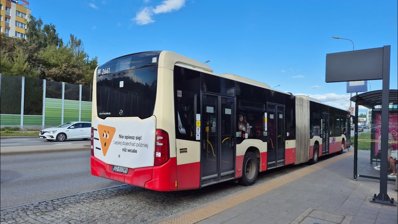 [GAiT] Mercedes-Benz O530G Citaro C2 #2661 - linia 227, kierunek Jelitkowo