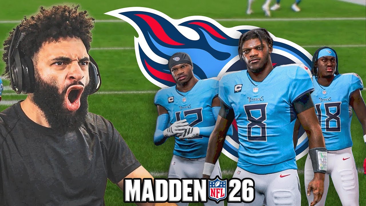 I Drafted the BEST Fantasy Team EVER! Titans Fantasy Draft Franchise Episode 2!