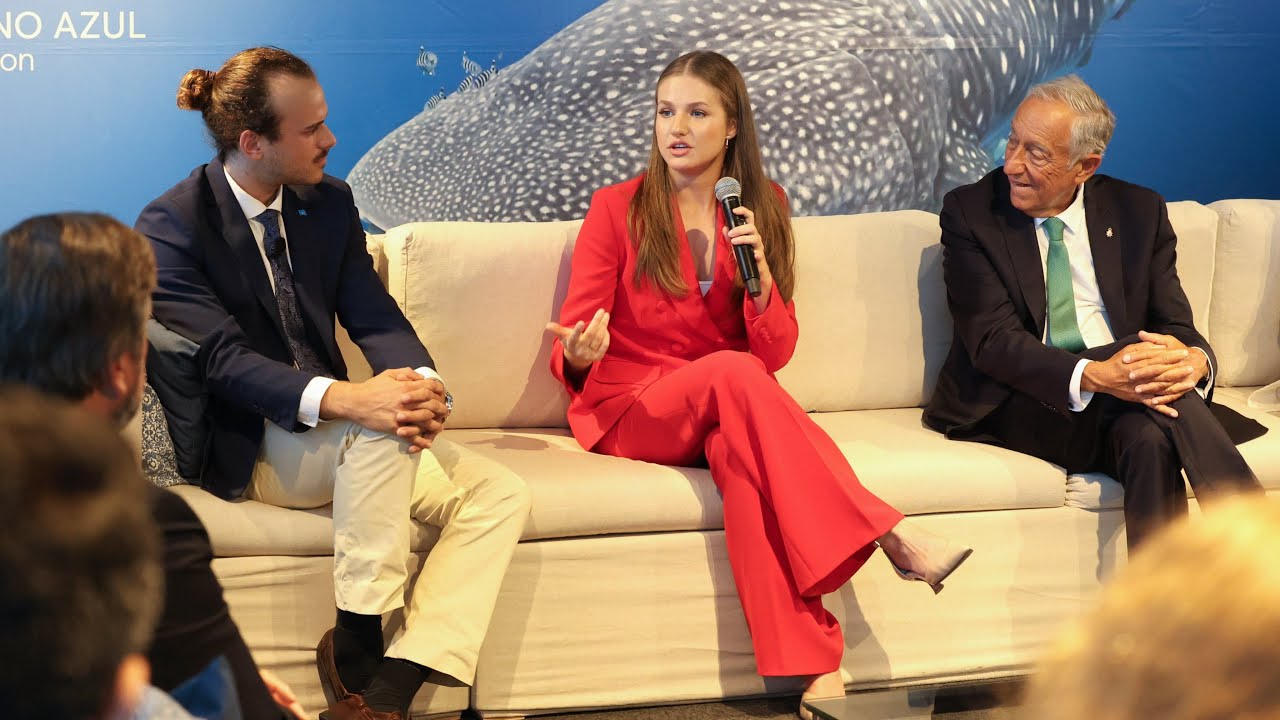 Live: Princess Leonor' Oceano Azul Foundation Tour | Official Visit to Portugal