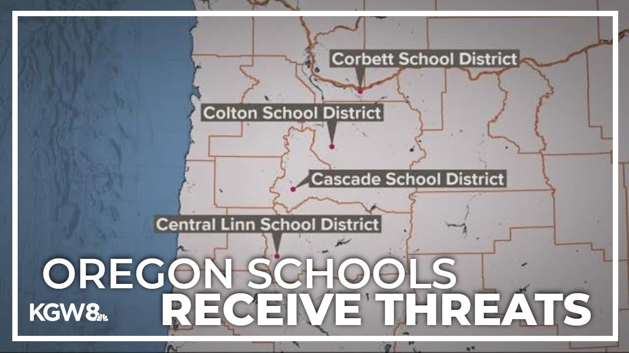 Oregon school districts receive email bomb threats