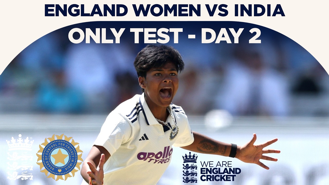 Gaud 5-fer As India Extend Lead | Highlights - England Women v India Day 2 | Rothesay Test 2026