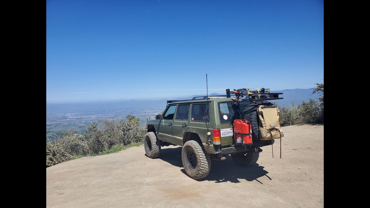 All over adventures Jeep xj camping overland  road trip down the california coast. episode 2