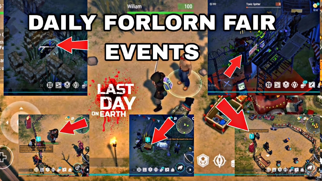 DAILY FORLORN FAIR EVENTS RUN STAGE 3 IN LDOE (last day on earth)