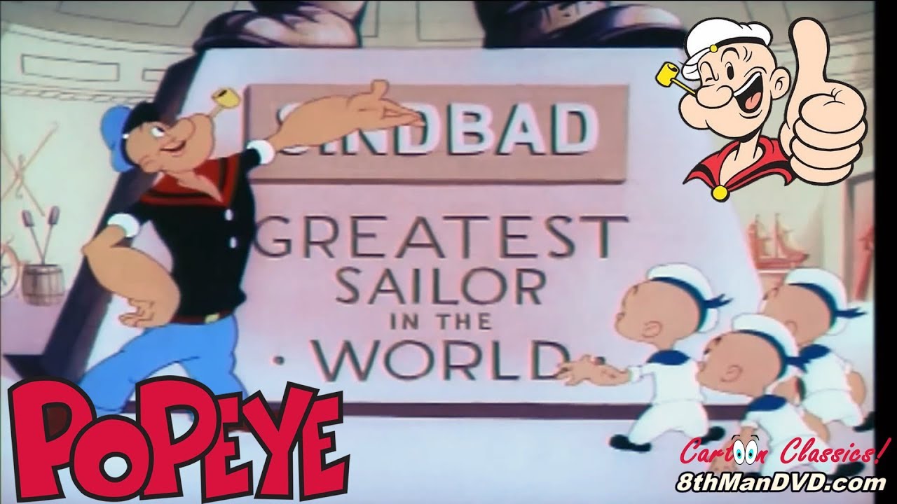 POPEYE THE SAILOR MAN: Big Bad Sindbad (1952) (Remastered) (HD 1080p) | Jackson Beck, Jack Mercer