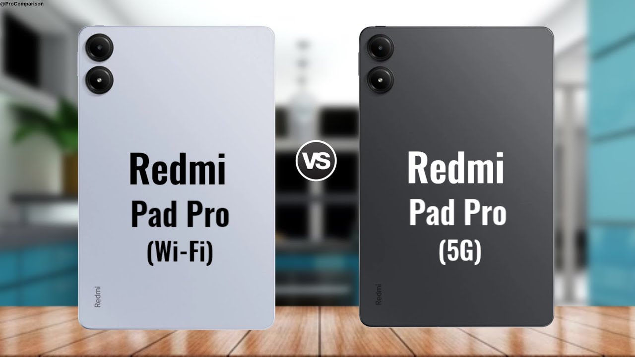 Xiaomi Redmi Pad Pro против Xiaomi Redmi Pad Pro 5G || Полное сравнение