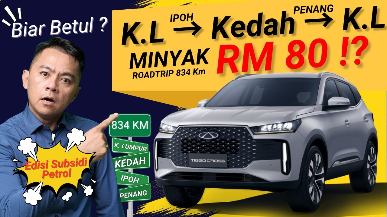 Chery Tiggo Cross Hybrid Betul Jimat Minyak? : Bro Wong Review